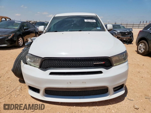 2020 Dodge Durango GT with VIN 1C4RDHDG2LC145836, listed as a Copart auction lot 58316985 with 117,736 mi miles and Salvage title. Bid and sale history available at DreamBid. Image 5.