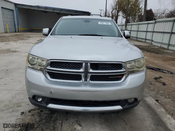 2011 Dodge Durango Crew with VIN 1D4SD4GT2BC592395, listed as a Copart auction lot 43017665 with 224,628 mi miles and Salvage Title. Bid and sale history available at carsss.com. Image 5.