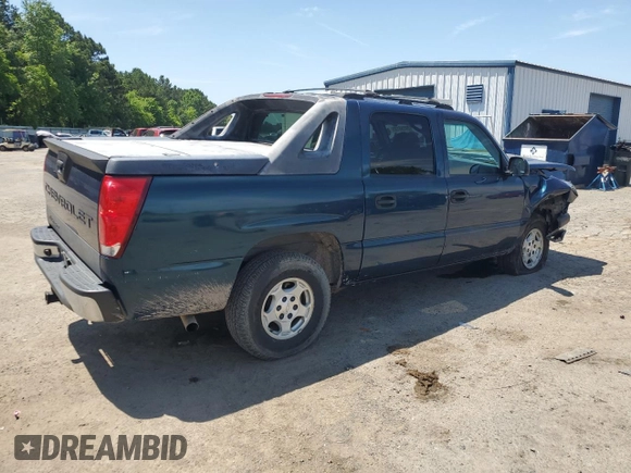 2005 Chevrolet Avalanche LS with VIN 3GNEC12Z45G241729, listed as a Copart auction lot 59558135 with 128,802 mi miles and Salvage title. Bid and sale history available at DreamBid. Image 3.
