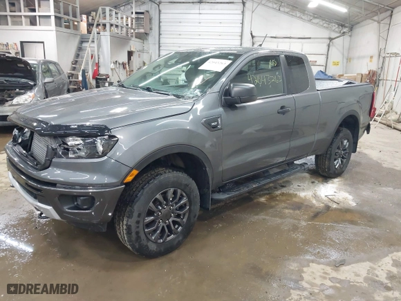 2021 Ford Ranger XL with VIN 1FTER1FH1MLD84759, listed as a IAAI auction lot 42043263 with 8,874 mi miles. Bid and sale history available at carsss.com. Image 19.