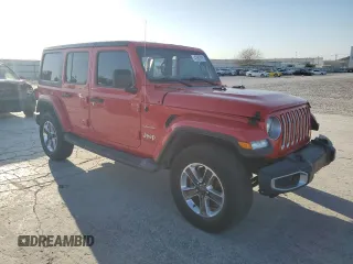 2018 Jeep Wrangler Unlimited Sahara z VIN 1C4HJXEN8JW283372, wystawiony jako Copart lot #47887815 z przebiegiem 106 235 mil mil oraz Szkoda całkowita • Salvage title. Historia ofert i sprzedaży dostępna na DreamBid. Obrazek 4.