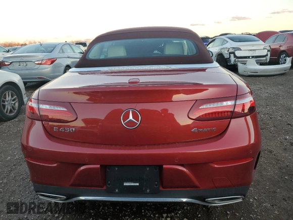 2019 Mercedes-Benz E-Class E 450 with VIN WDD1K6JB0KF082111, listed as a Copart auction lot 81140244 with 6,920 mi miles and Salvage Title. Bid and sale history available at carsss.com. Image 6.