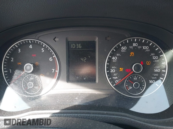 2012 Volkswagen Passat S с VIN 1VWAP7A36CC014745, выставлен на аукционе IAAI как лот 41606196 с пробегом 121 364 миль миль и . История ставок и продаж доступна на DreamBid. Изображение 7.