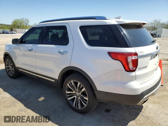 2017 Ford Explorer Platinum с VIN 1FM5K8HT6HGE20535, выставлен на аукционе Copart как лот 56031005 с пробегом 157 659 миль миль и Чистый • Clean title. История ставок и продаж доступна на DreamBid. Изображение 2.