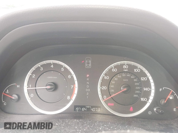 2009 Honda Accord LX-P with VIN 1HGCP26449A082631, listed as a IAAI auction lot 41938447 with 197,184 mi miles and . Bid and sale history available at DreamBid. Image 7.