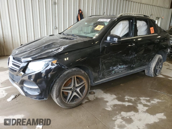 2016 Mercedes-Benz GLE 350 with VIN 4JGDA5HB6GA699538, listed as a Copart auction lot 60144735 with Not provided miles and Clean title. Bid and sale history available at DreamBid. Image 1.
