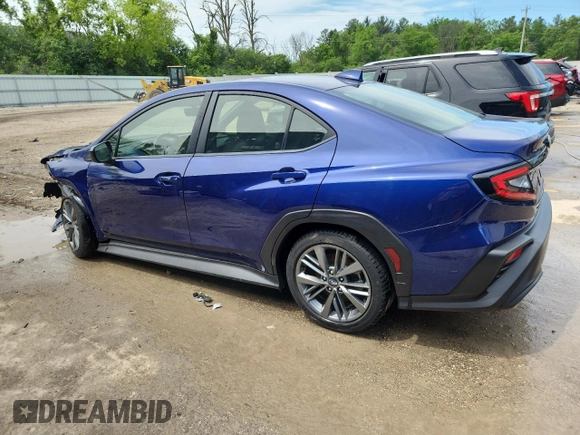 2023 Subaru WRX with VIN JF1VBAB67P8809729, listed as a Copart auction lot 61495305 with 13,023 mi miles and Salvage title. Bid and sale history available at DreamBid. Image 2.