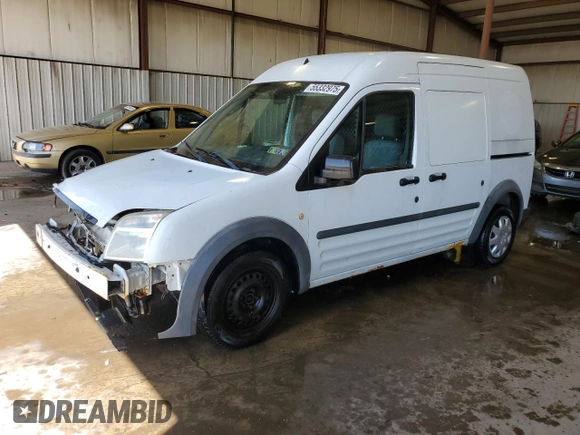 2013 Ford Transit Connect XL z VIN NM0LS7CN5DT176700, wystawiony jako Copart lot #55332975 z przebiegiem 172 573 mil mil oraz Szkoda całkowita • Salvage title. Historia ofert i sprzedaży dostępna na DreamBid. Obrazek 1.