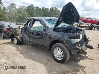 2021 Ford F-150 XL with VIN 1FTEX1CP7MKD79623, listed as a Copart auction lot 88546015 with 136,430 mi miles and Salvage title. Bid and sale history available at DreamBid. Image 4.