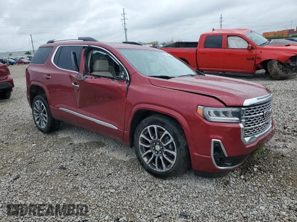 2020 GMC Acadia Denali z VIN 1GKKNXLSXLZ230584, wystawiony jako Copart lot #54346055 z przebiegiem 38 208 mil mil oraz Szkoda całkowita • Salvage title. Historia ofert i sprzedaży dostępna na DreamBid. Obrazek 4.