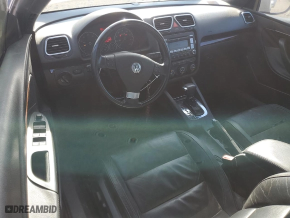 2009 Volkswagen Eos Lux with VIN WVWFA71F99V011940, listed as a Copart auction lot 48558885 with 75,242 mi miles and Salvage Title. Bid and sale history available at carsss.com. Image 8.