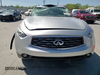 2011 Infiniti FX with VIN JN8AS1MW3BM734697, listed as a Copart auction lot 53041115 with 118,520 mi miles and Salvage title. Bid and sale history available at DreamBid. Image 12.