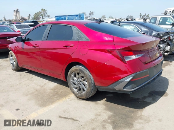 2024 Hyundai Elantra SEL with VIN KMHLM4DG8RU730160, listed as a IAAI auction lot 42344415 with 21,650 mi miles and . Bid and sale history available at DreamBid. Image 3.