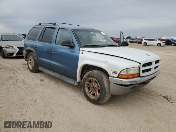2003 Dodge Durango Sport with VIN 1D4HR38N53F619322, listed as a Copart auction lot 84671004 with 167,511 mi miles and Salvage title. Bid and sale history available at DreamBid. Image 4.