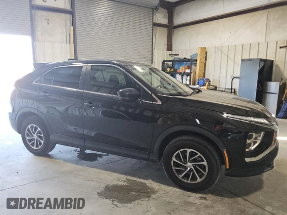 2024 Mitsubishi Eclipse Cross ES with VIN JA4ATUAA7RZ033784, listed as a Copart auction lot 80210054 with 12,444 mi miles and Clean title. Bid and sale history available at DreamBid. Image 4.