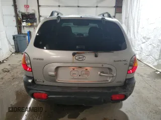 2004 Hyundai Santa Fe GLS with VIN KM8SC73D74U681615, listed as a Copart auction lot 76599554 with 163,530 mi miles and Salvage Title. Bid and sale history available at carsss.com. Image 6.