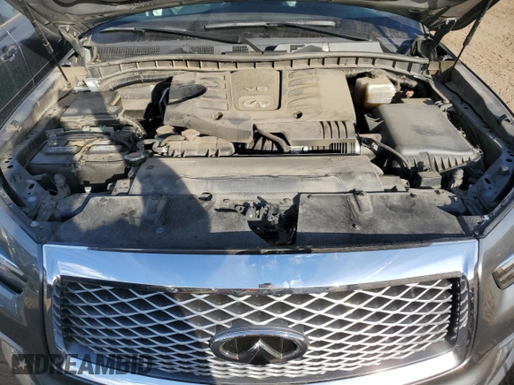 2020 Infiniti QX80 LUXE with VIN JN8AZ2NE4L9250677, listed as a Copart auction lot 72859574 with 96,483 mi miles and Salvage Title. Bid and sale history available at carsss.com. Image 13.