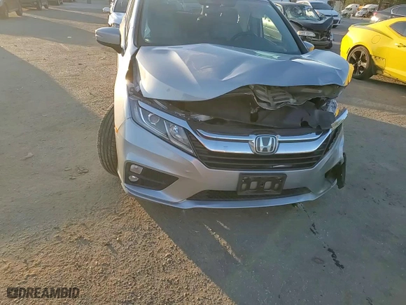 2019 Honda Odyssey EX-L with VIN 5FNRL6H79KB076467, listed as a Copart auction lot 43015155 with 0 mi miles and Salvage Title. Bid and sale history available at carsss.com. Image 10.