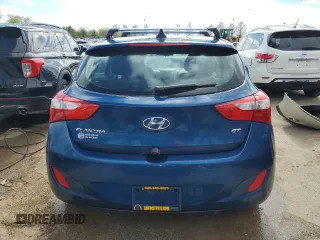 2013 Hyundai Elantra GT with VIN KMHD35LE8DU146248, listed as a Copart auction lot 49244324 with 125,361 mi miles and Salvage Title. Bid and sale history available at carsss.com. Image 6.