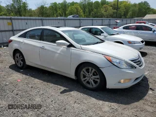 2011 Hyundai Sonata Limited with VIN 5NPEC4AC0BH263270, listed as a Copart auction lot 55154625 with 199,621 mi miles and Salvage Title. Bid and sale history available at DreamBid. Image 4.