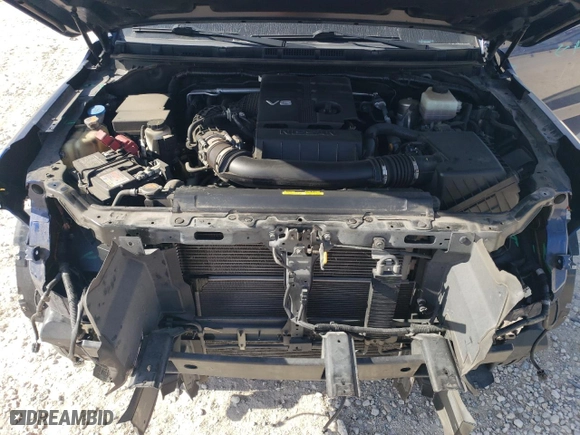 2022 Nissan Frontier SV with VIN 1N6ED1EJ5NN626801, listed as a Copart auction lot 46393375 with 37,440 mi miles and Salvage Title. Bid and sale history available at carsss.com. Image 11.