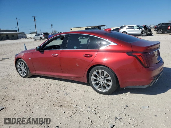 2021 Cadillac CT5 Premium Luxury z VIN 1G6DN5RK9M0116522, wystawiony jako Copart lot #42517425 z przebiegiem Nie podano mil oraz Szkody całkowita. Historia ofert i sprzedaży dostępna na DreamBid. Obrazek 2.