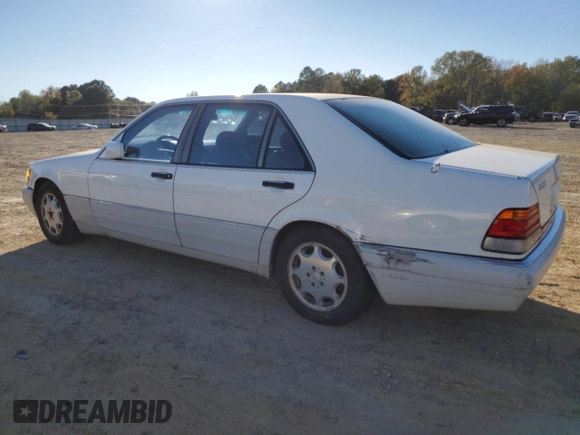 1995 Mercedes-Benz S with VIN WDBGA51E1SA225395, listed as a Copart auction lot 81313224 with 128,402 mi miles and Clean Title. Bid and sale history available at DreamBid. Image 2.