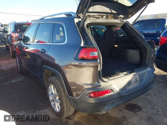 2016 Jeep Cherokee Altitude with VIN 1C4PJLCS8GW173279, listed as a IAAI auction lot 41129117 with 163,978 mi miles. Bid and sale history available at carsss.com. Image 3.