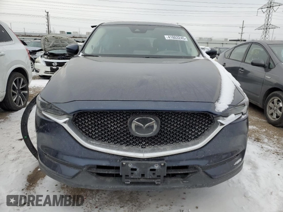 2018 Mazda CX-5 S Premium with VIN JM3KFBDM5J1378978, listed as a Copart auction lot 41803245 with 76,758 mi miles and Salvage Title. Bid and sale history available at DreamBid. Image 5.