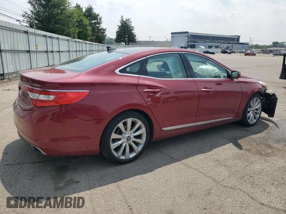 2016 Hyundai Azera Limited z VIN KMHFH4JG5GA547285, wystawiony jako Copart lot #59556175 z przebiegiem 133 130 mil mil oraz Szkoda całkowita • Salvage title. Historia ofert i sprzedaży dostępna na DreamBid. Obrazek 3.