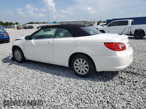 2008 Chrysler Sebring LX with VIN 1C3LC45K78N278208, listed as a Copart auction lot 52154595 with 174,459 mi miles and Salvage title. Bid and sale history available at DreamBid. Image 2.
