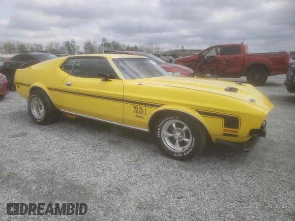 1972 Ford Mustang z VIN 2F02F158865, wystawiony jako Copart lot #50401105 z przebiegiem 5 738 mil mil oraz Szkoda całkowita • Salvage title. Historia ofert i sprzedaży dostępna na DreamBid. Obrazek 4.