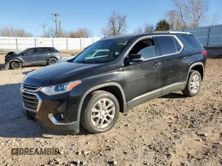 2018 Chevrolet Traverse LT Cloth with VIN 1GNERGKW5JJ232747, listed as a Copart auction lot 89319185 with 123,644 mi miles and Salvage title. Bid and sale history available at DreamBid. Image 1.
