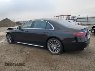 2024 Mercedes-Benz S 580e z VIN W1K6G6KB8RA276723, wystawiony jako Copart lot #86492054 z przebiegiem 5319 mil mil oraz Szkody całkowita. Historia ofert i sprzedaży dostępna na DreamBid. Obrazek 2.