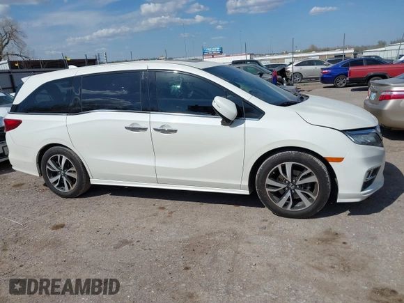 2019 Honda Odyssey Elite with VIN 5FNRL6H91KB053203, listed as a IAAI auction lot 41866308 with 84,700 mi miles and . Bid and sale history available at DreamBid. Image 12.