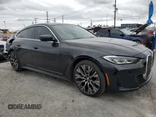 2024 BMW 4 Series 430i with VIN WBA63AV04RFS25464, listed as a Copart auction lot 53543965 with 18,008 mi miles and Salvage title. Bid and sale history available at DreamBid. Image 4.