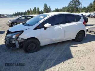 2017 Nissan Note S Plus with VIN 3N1CE2CPXHL377343, listed as a Copart auction lot 64043525 with 131,660 mi miles and Salvage title. Bid and sale history available at DreamBid. Image 1.