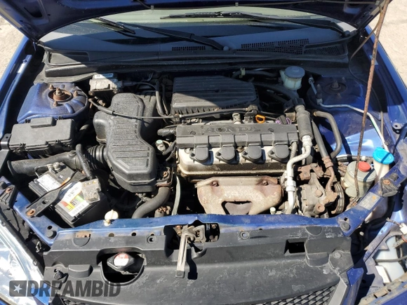 2005 Honda Civic Cpe LX with VIN 1HGEM225X5L044772, listed as a Copart auction lot 50895625 with 135,287 mi miles and Salvage Title. Bid and sale history available at carsss.com. Image 11.