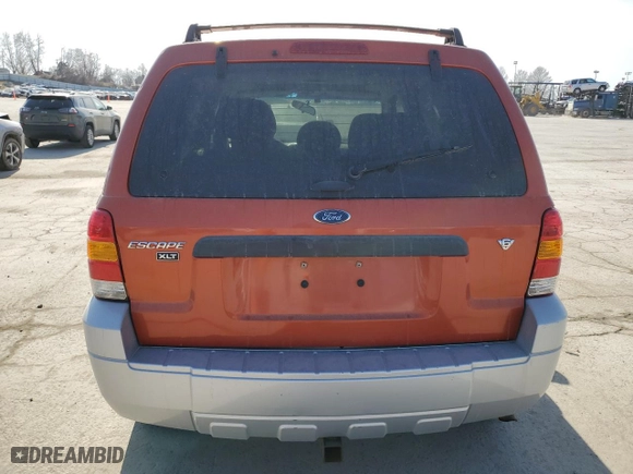2007 Ford Escape XLT with VIN 1FMYU931X7KA43075, listed as a Copart auction lot 47360055 with 192,968 mi miles and Salvage Title. Bid and sale history available at carsss.com. Image 6.