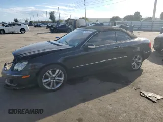 2008 Mercedes-Benz CLK 350 with VIN WDBTK56F68T094524, listed as a Copart auction lot 46227185 with 160,425 mi miles and Clean Title. Bid and sale history available at DreamBid. Image 1.