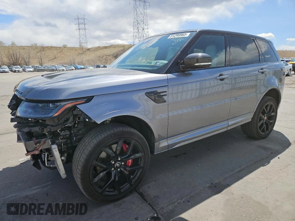 2022 Land Rover Range Rover Sport SVR с VIN SALWZ2RE2NA239229, выставлен на аукционе Copart как лот 51290985 с пробегом 15 952 миль миль и Списание • Salvage title. История ставок и продаж доступна на DreamBid. Изображение 1.