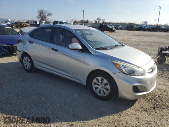 2015 Hyundai Accent GLS with VIN KMHCT4AE3FU852605, listed as a Copart auction lot 44260155 with 84,972 mi miles and Salvage Title. Bid and sale history available at DreamBid. Image 4.