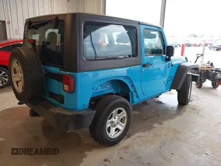 2017 Jeep Wrangler Sport with VIN 1C4AJWAG5HL578041, listed as a IAAI auction lot 41935216 with 119,837 mi miles and . Bid and sale history available at DreamBid. Image 4.