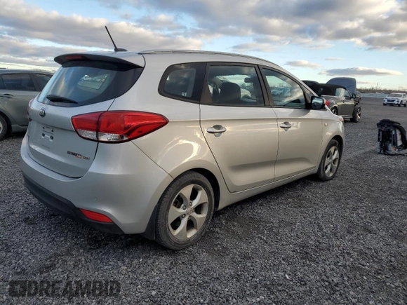 2015 Kia Rondo LX with VIN KNAHT8A38F7093882, listed as a Copart auction lot 80622594 with 166,550 mi miles and Salvage Title. Bid and sale history available at carsss.com. Image 3.