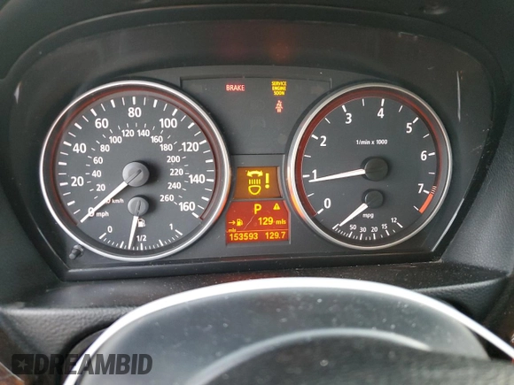 2006 BMW 3 Series 330xi with VIN WBAVD33536KV61953, listed as a Copart auction lot 84622424 with 153,593 mi miles and Salvage Title. Bid and sale history available at carsss.com. Image 9.