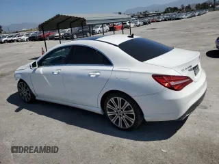 2018 Mercedes-Benz CLA 250 with VIN WDDSJ4EB2JN669663, listed as a Copart auction lot 53080104 with 70,424 mi miles and . Bid and sale history available at DreamBid. Image 2.