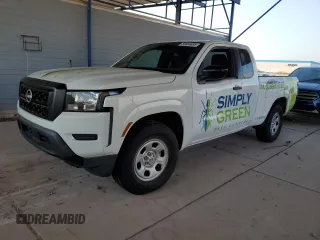 2022 Nissan Frontier S with VIN 1N6ED1CL2NN652020, listed as a Copart auction lot 55664695 with 42,693 mi miles and Salvage title. Bid and sale history available at DreamBid. Image 1.