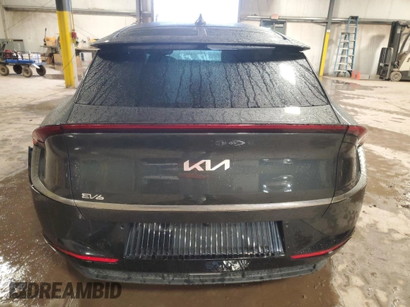 2024 Kia EV6 Wind with VIN KNDC34LA7R5198754, listed as a Copart auction lot 50827705 with 19,173 mi miles and Clean Title. Bid and sale history available at carsss.com. Image 6.