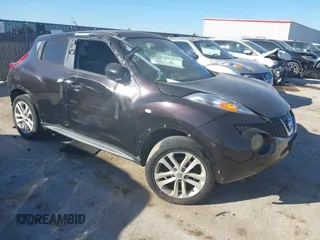 2014 Nissan Juke S with VIN JN8AF5MR5ET361114, listed as a IAAI auction lot 41688371 with 1 mi miles. Bid and sale history available at carsss.com. Image 1.