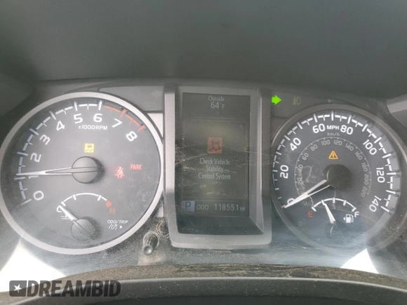 2019 Toyota Tacoma SR5 with VIN 3TMAZ5CN9KM090828, listed as a Copart auction lot 49498715 with 118,551 mi miles and Salvage title. Bid and sale history available at DreamBid. Image 9.